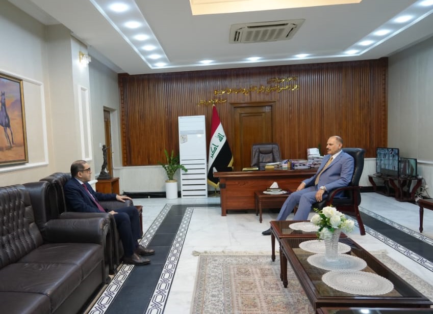 رئيس المحكمة الاتحادية العليا  يستقبل قائم بأعمال سفارة المملكة المغربية في العراق 